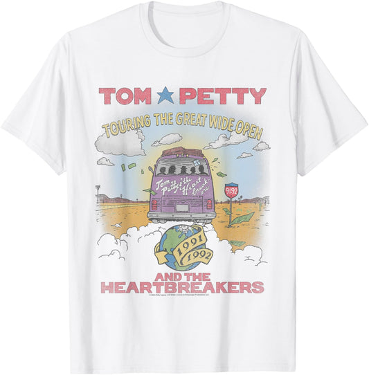 Tom Petty The Great Wide Open , White T-Shirt - T-Shirt | White