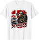 Denmark Flag Shirt, Denmark t Shirt, Denmark , Denmark T-Shirt - T-Shirt | White