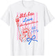 Retro Bitches Love Independence Funny 4th of July T-Shirt - T-Shirt | White