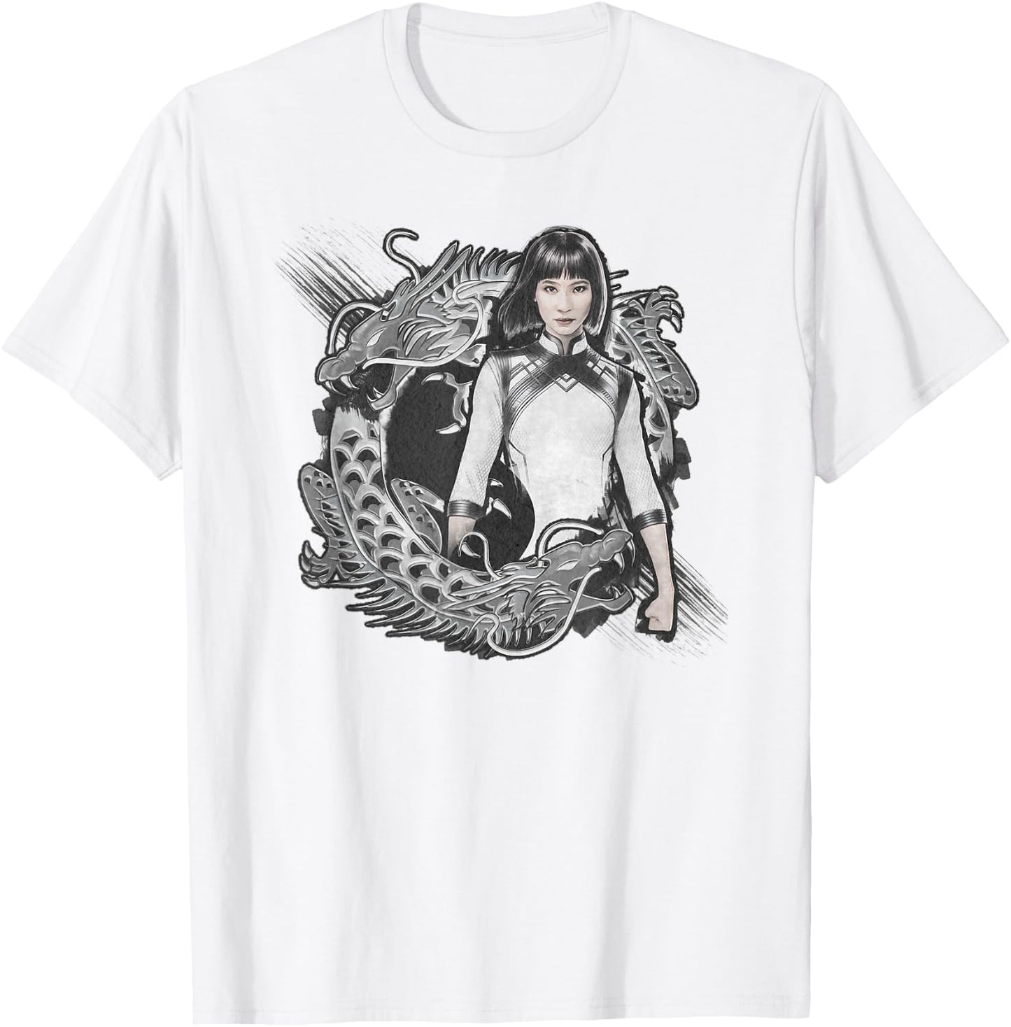 Marvel Shang-Chi Xialing Dragon T-Shirt - T-Shirt | White