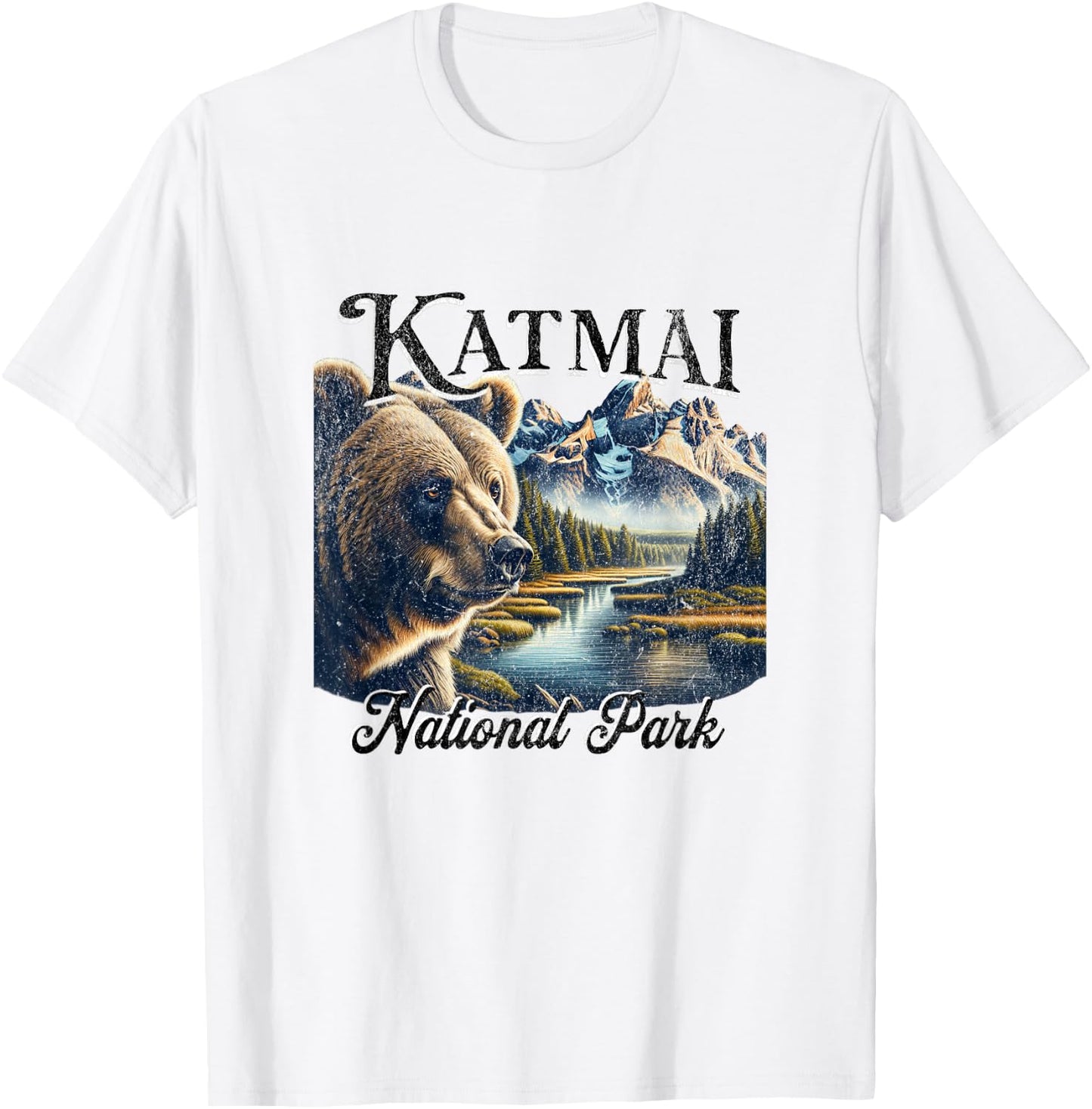 Katmai National Park T-Shirt - T-Shirt | White