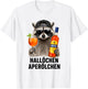 Waschbär Aperitif Hallöchen Aperölchen - Lustiges Waschbär T-Shirt - T-Shirt | White
