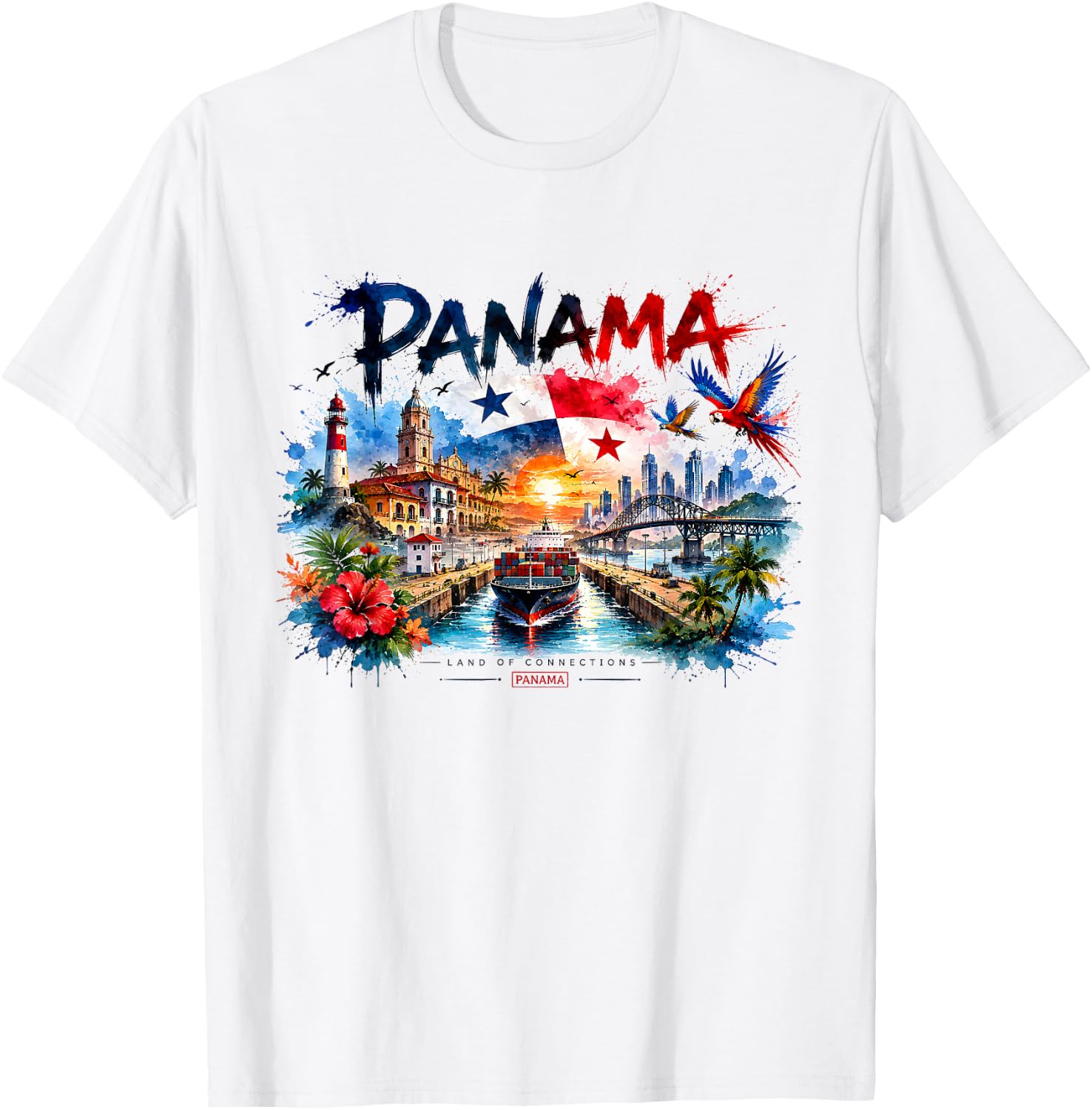 Panama Flag , Panamanian , Panama Flag T-Shirt - T-Shirt | White