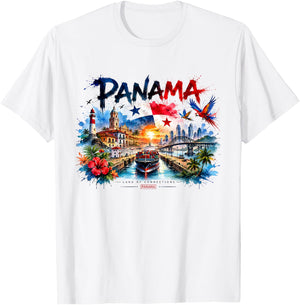 Panama Flag , Panamanian , Panama Flag T-Shirt - T-Shirt | White