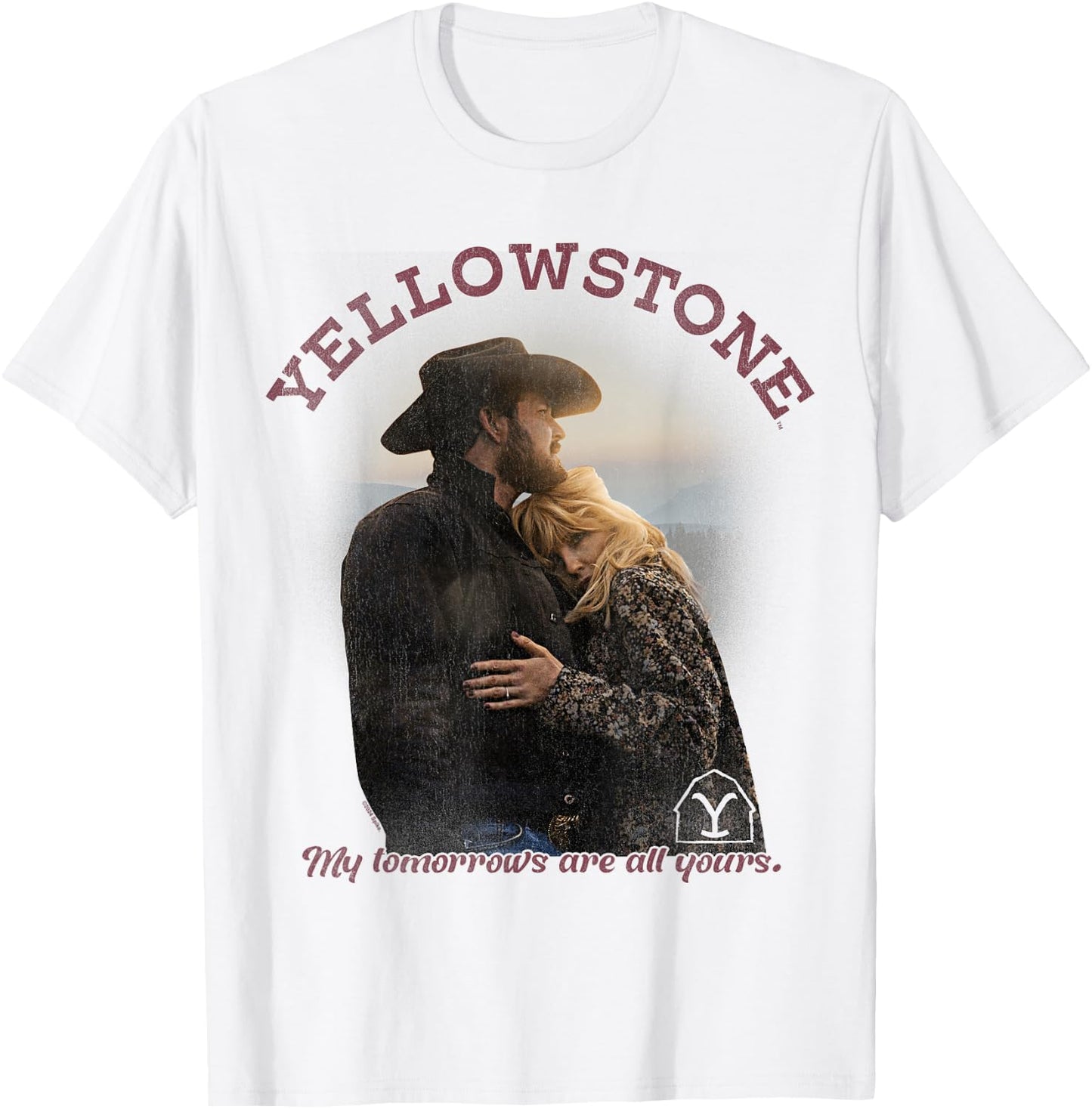 Yellowstone Beth and Rip Tomorrows , white, S T-Shirt - T-Shirt | White