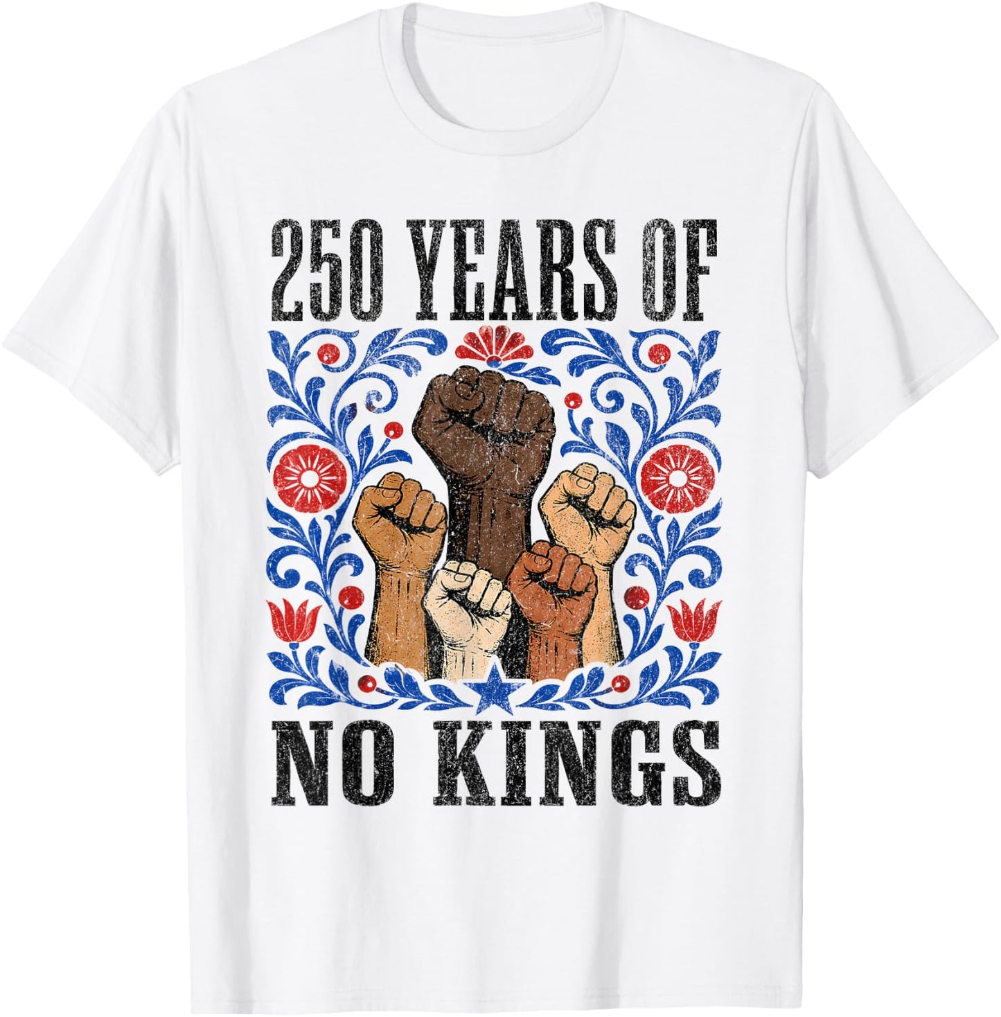 No Kings June 14 T-Shirt - T-Shirt | White