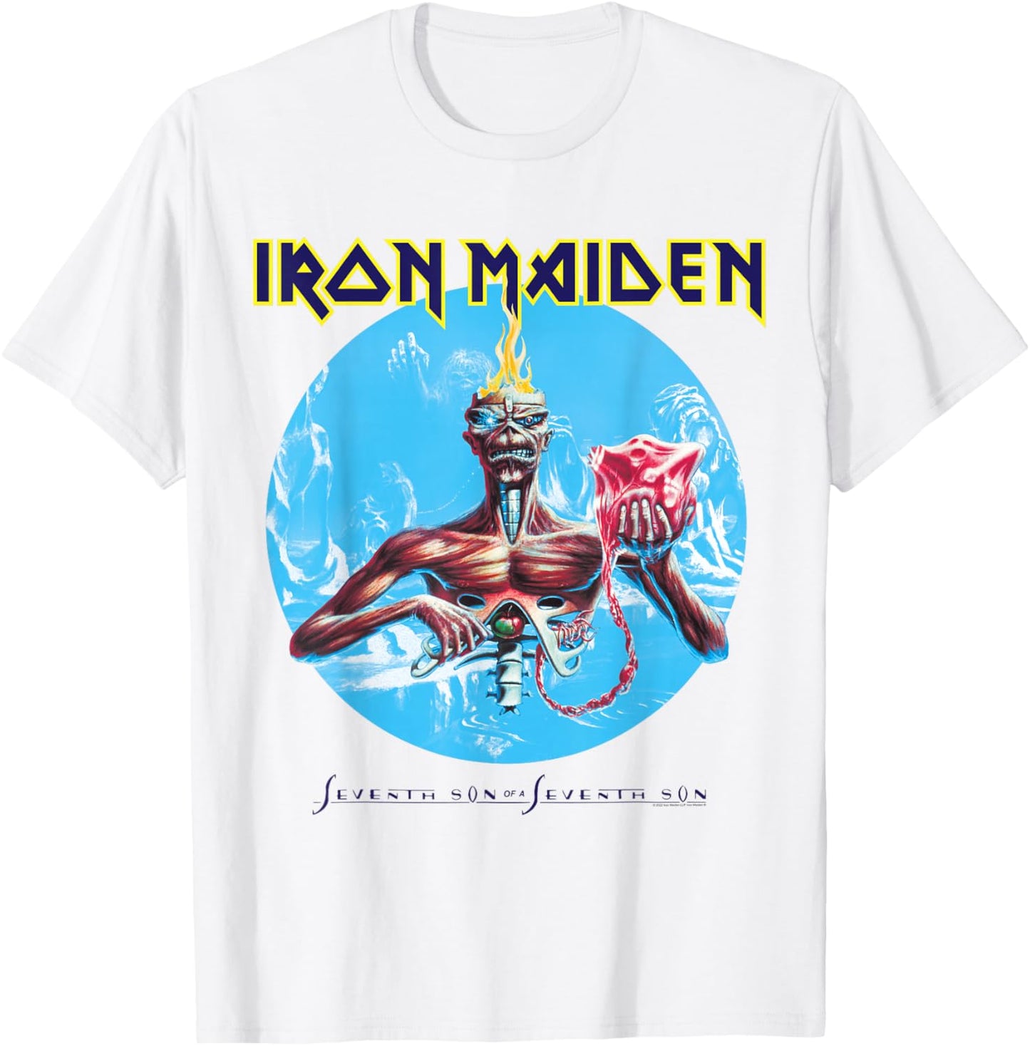 Iron Maiden - Legacy Collection 7th Son , White T-Shirt - T-Shirt | White