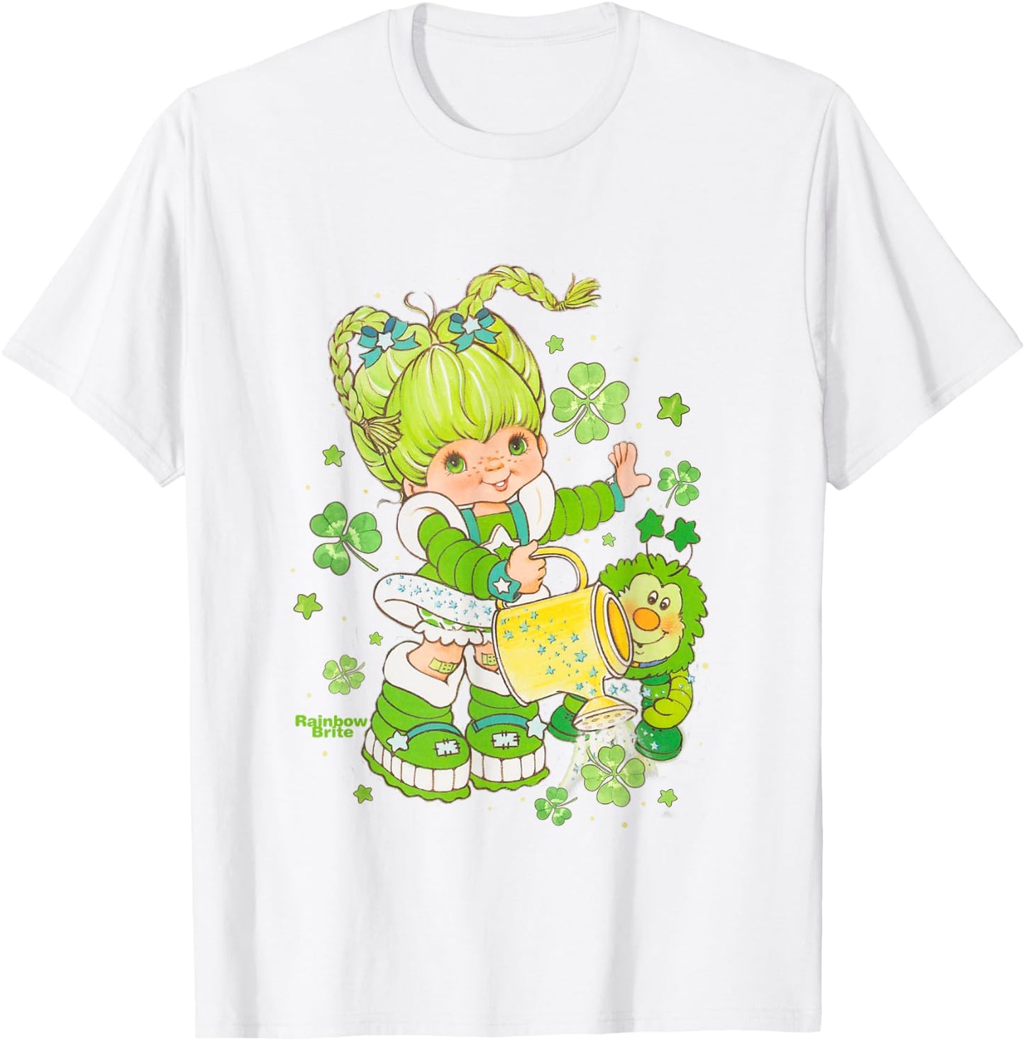 Rainbow Brite St. Patrick's Day Patty O'Green & Sprite T-Shirt - T-Shirt | White