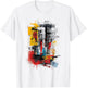 Abstract Art Pattern Drawing Illustration Painting , white, S T-Shirt - T-Shirt | White