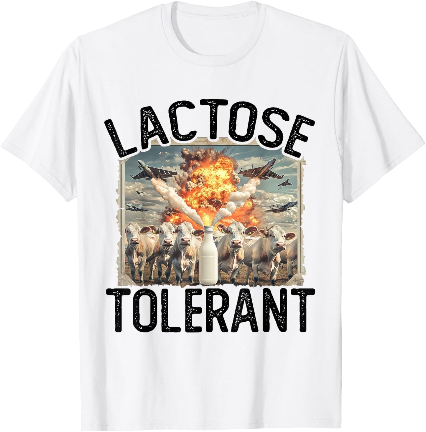 Lactose Tolerant | Milk Lover | Pro Dairy T-Shirt - T-Shirt | White