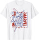 Marvel Super Heroes Avengers Spider-Man Americana Since 1939 T-Shirt - T-Shirt | White