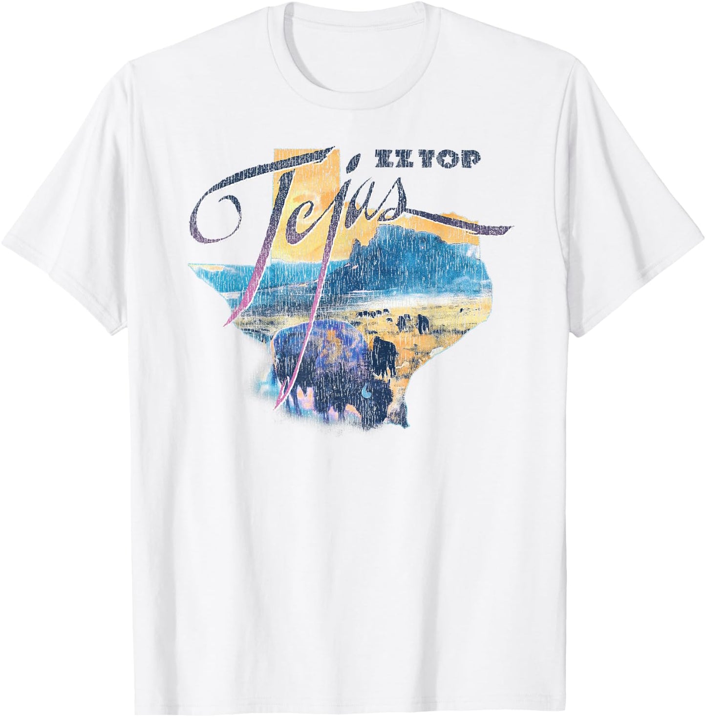 ZZ Top Tejas , white, S T-Shirt - T-Shirt | White