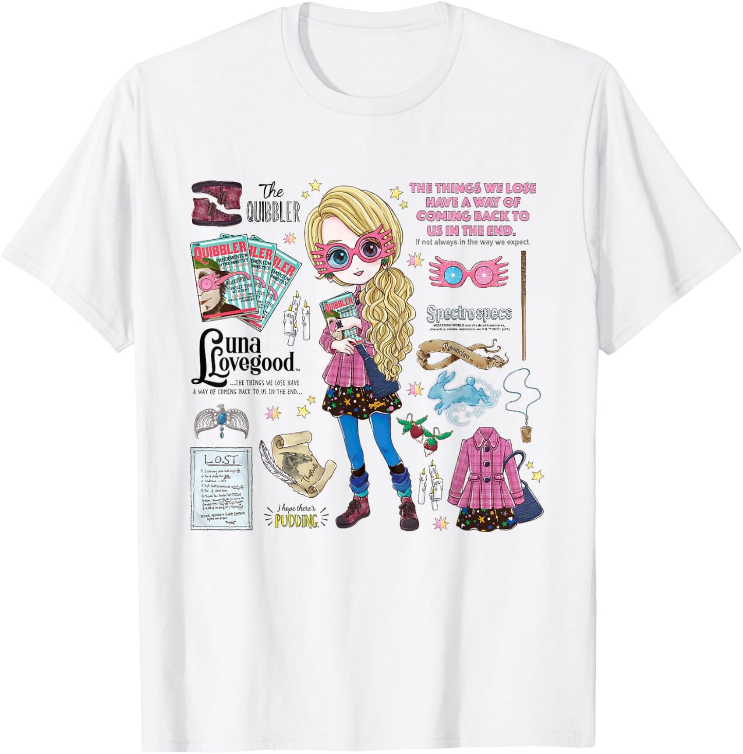 Harry Potter Everything That is Luna Lovegood Small T-Shirt - T-Shirt | White