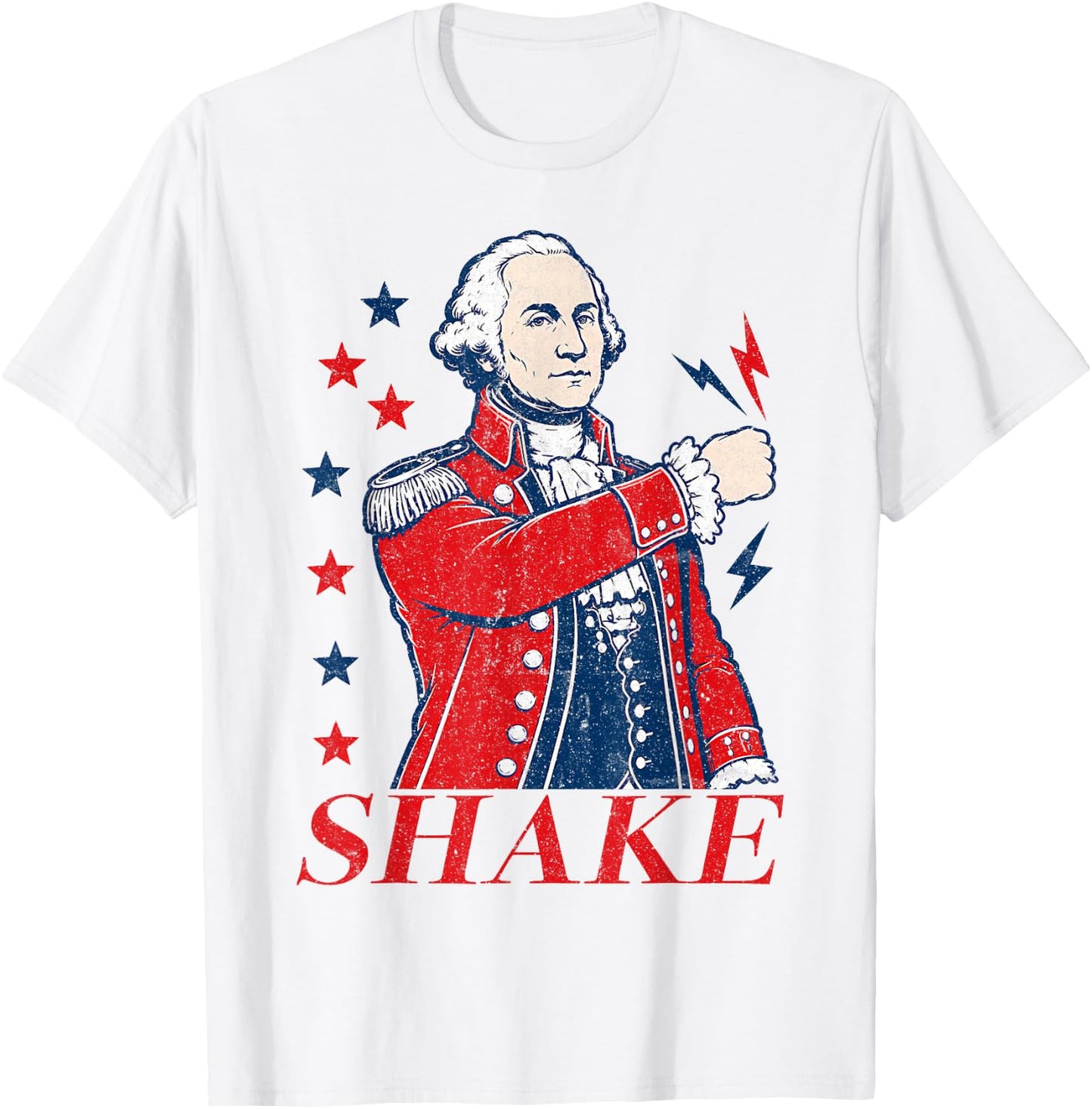 Funny Shake and Bake 4th of July Couple Matching T-Shirt - T-Shirt | White