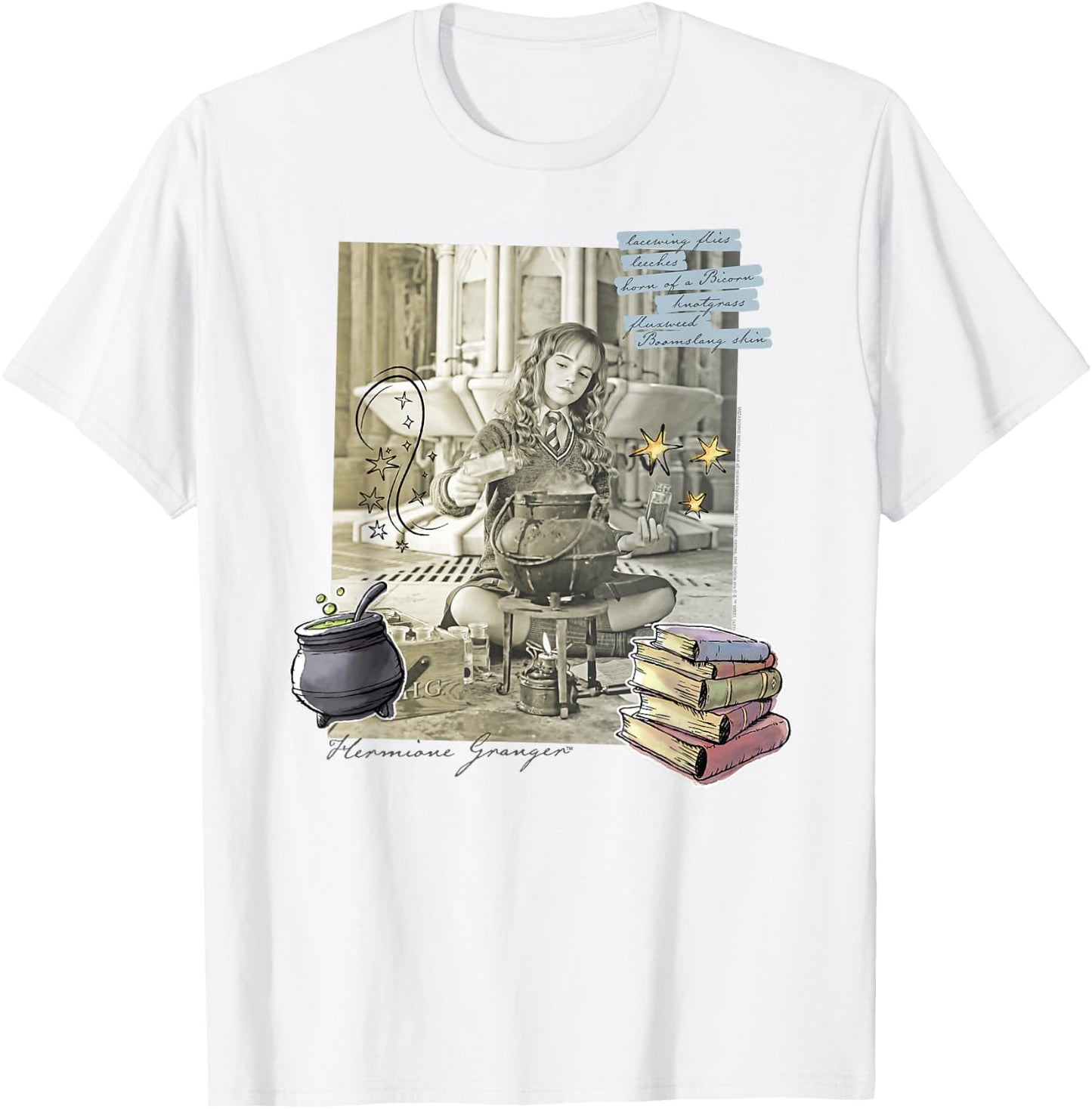 Harry Potter Hermione Granger Potion Movie Still T-Shirt - T-Shirt | White