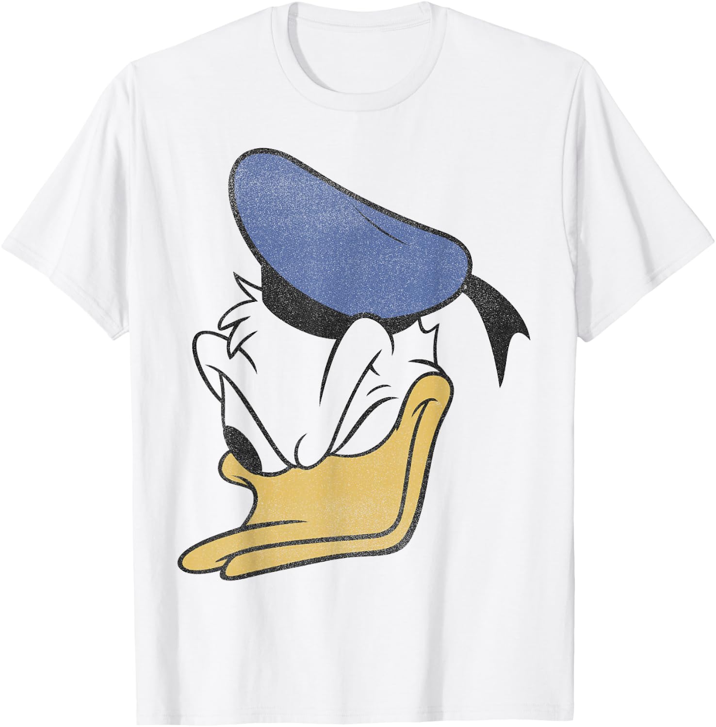 Disney Donald Duck Winking Face Portrait T-Shirt - T-Shirt | White