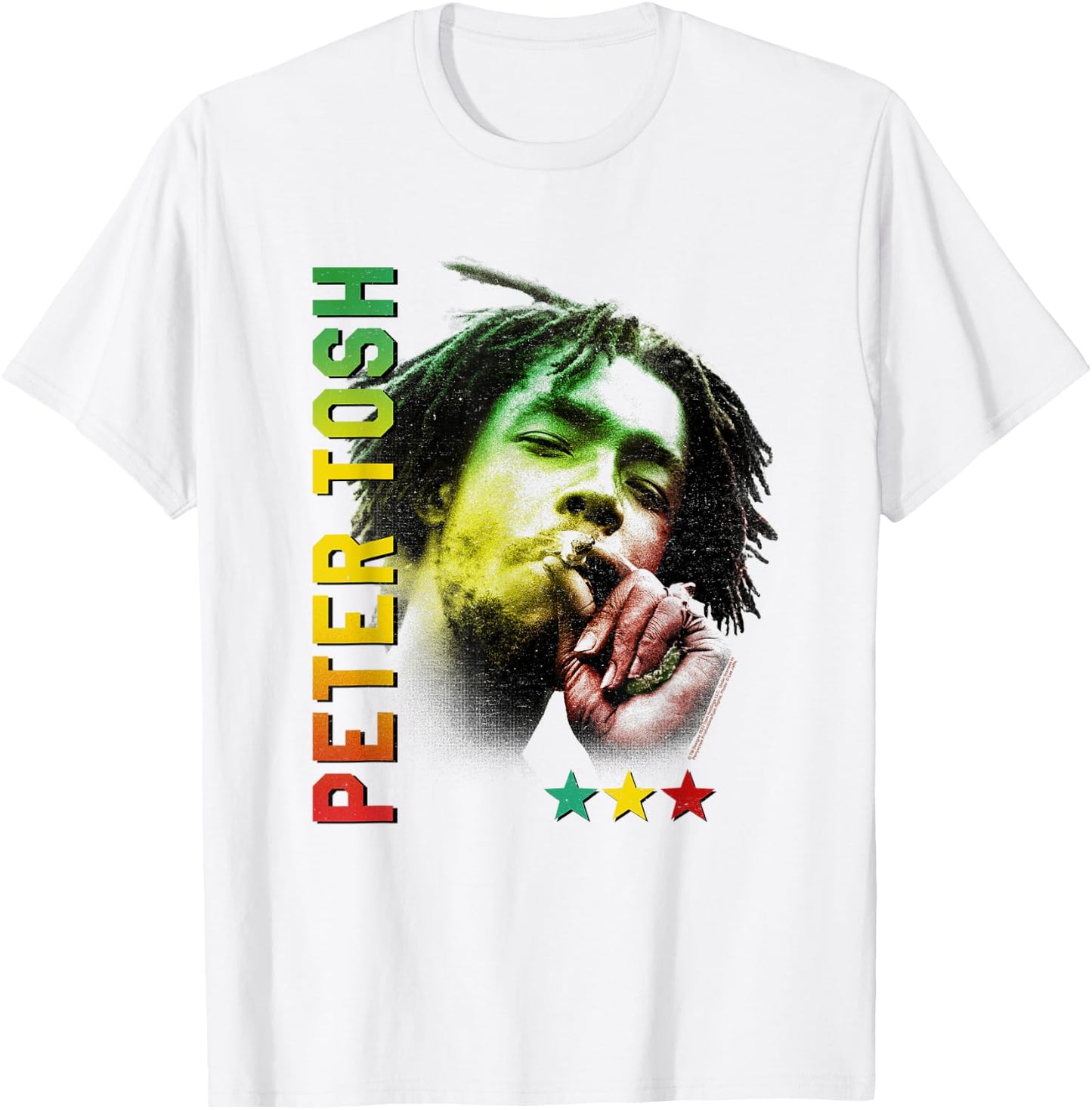 Peter Tosh Star Gazer T-Shirt - T-Shirt | White