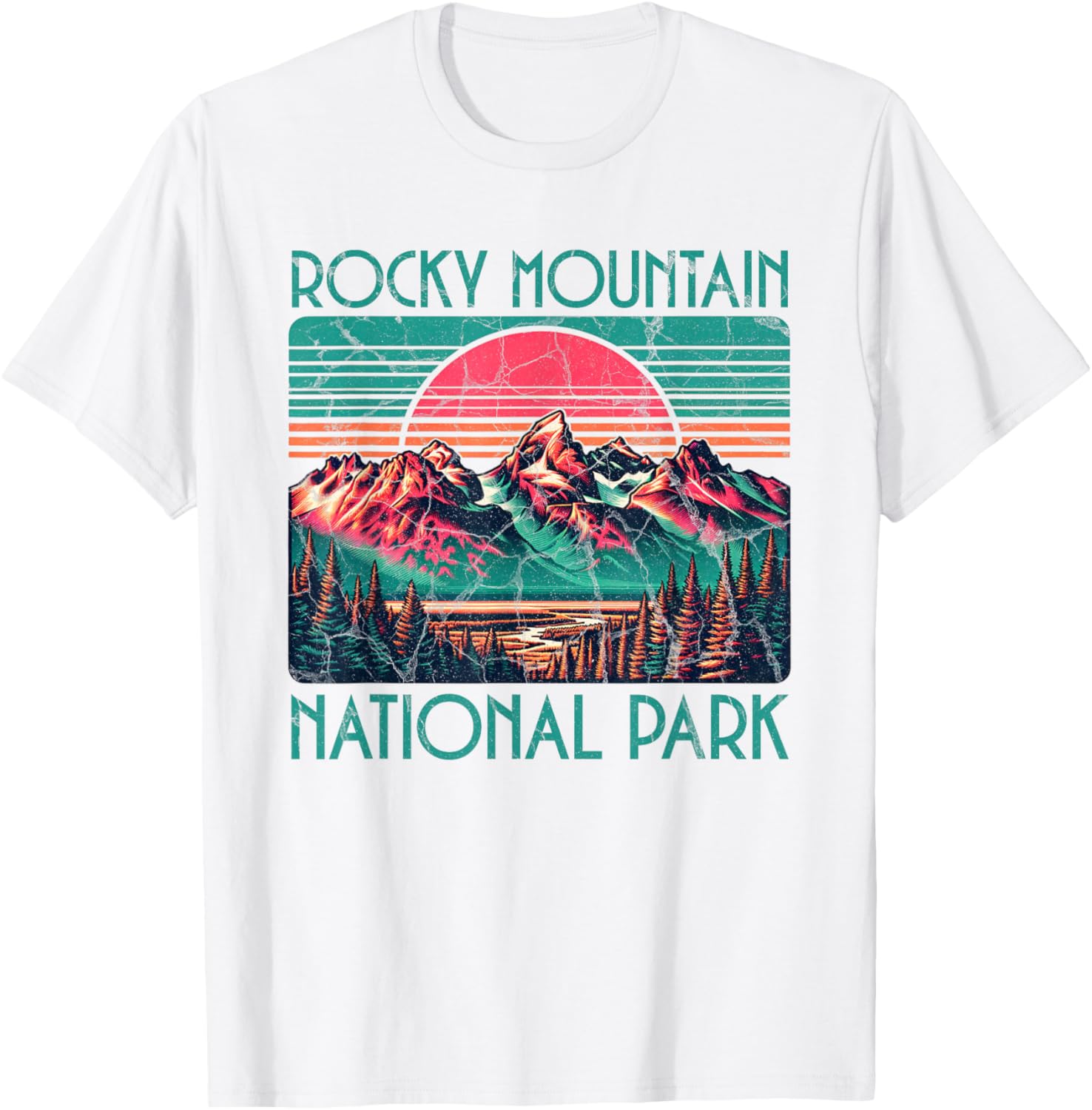 Rocky Mountain National Park T-Shirt - T-Shirt | White