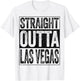 Straight Outta Las Vegas Shirt Men Women Kids Nevada State T-Shirt - T-Shirt | White