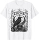 in My Crone Era Gothic Raven Cauldron Funny Crow T-Shirt - T-Shirt | White