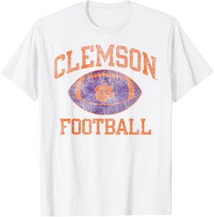 Clemson Tigers Football Intensity White Officially Licensed T-Shirt - T-Shirt | White