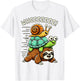 Sloth Turtle Snail Funny Running Riding Cute Animal Lover T-Shirt - T-Shirt | White