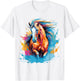Pferd Reiten Dressur Springen Reiterhof T-Shirt - T-Shirt | White