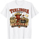 Terlingua Texas Chili Capital - Vintage Chili Pepper Mascot T-Shirt - T-Shirt | White