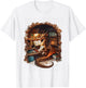 Fantasy Dragon Reading Book Lover T-Shirt - T-Shirt | White