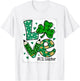 Love Teacher Life Bleached ESL Teacher St Patricks Day Women T-Shirt - T-Shirt | White