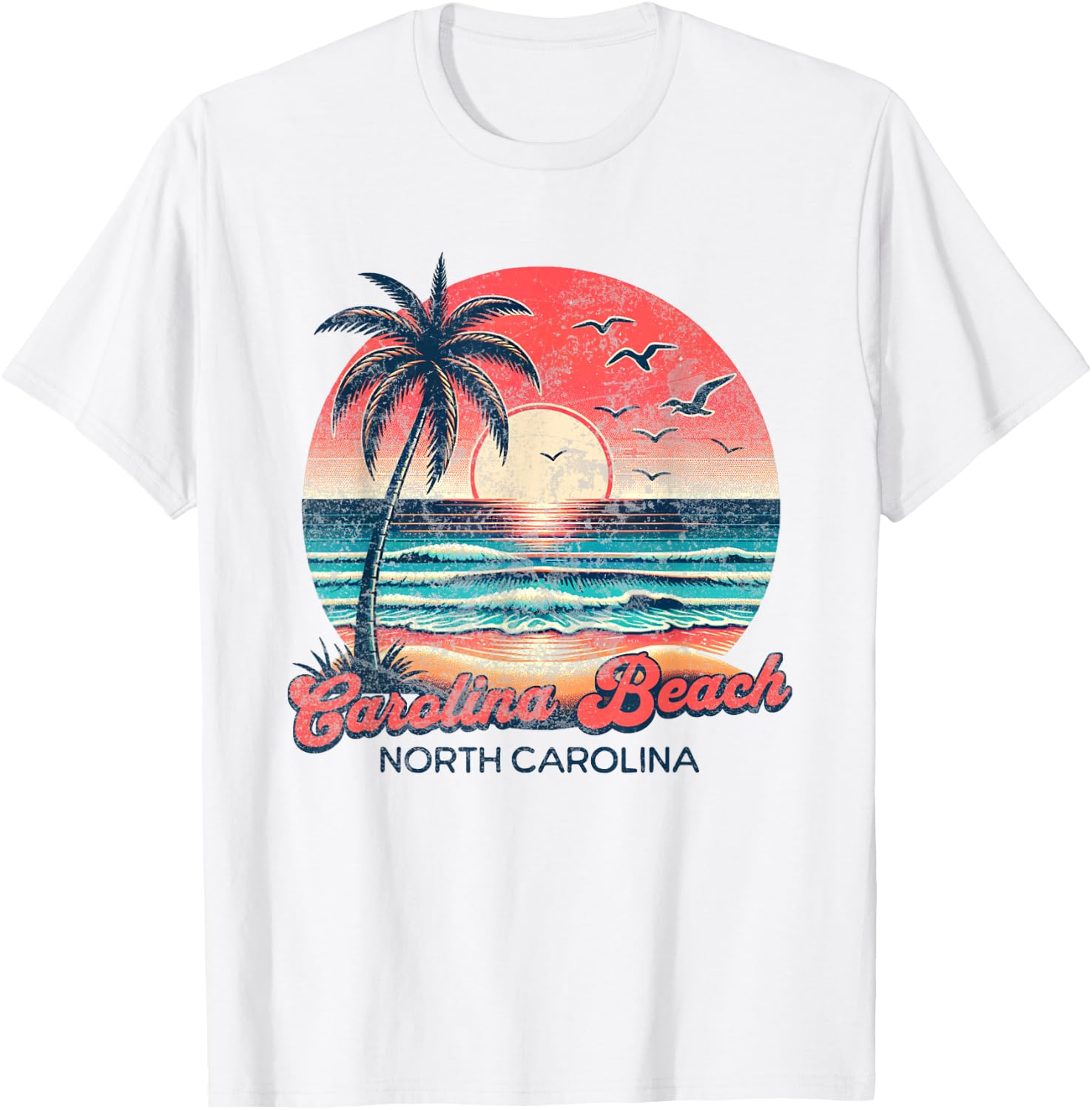 Carolina Beach T-Shirt - T-Shirt | White