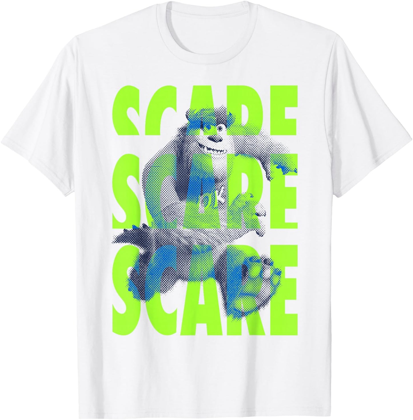 Disney Pixar Monsters University Sulley Run Scare T-Shirt - T-Shirt | White