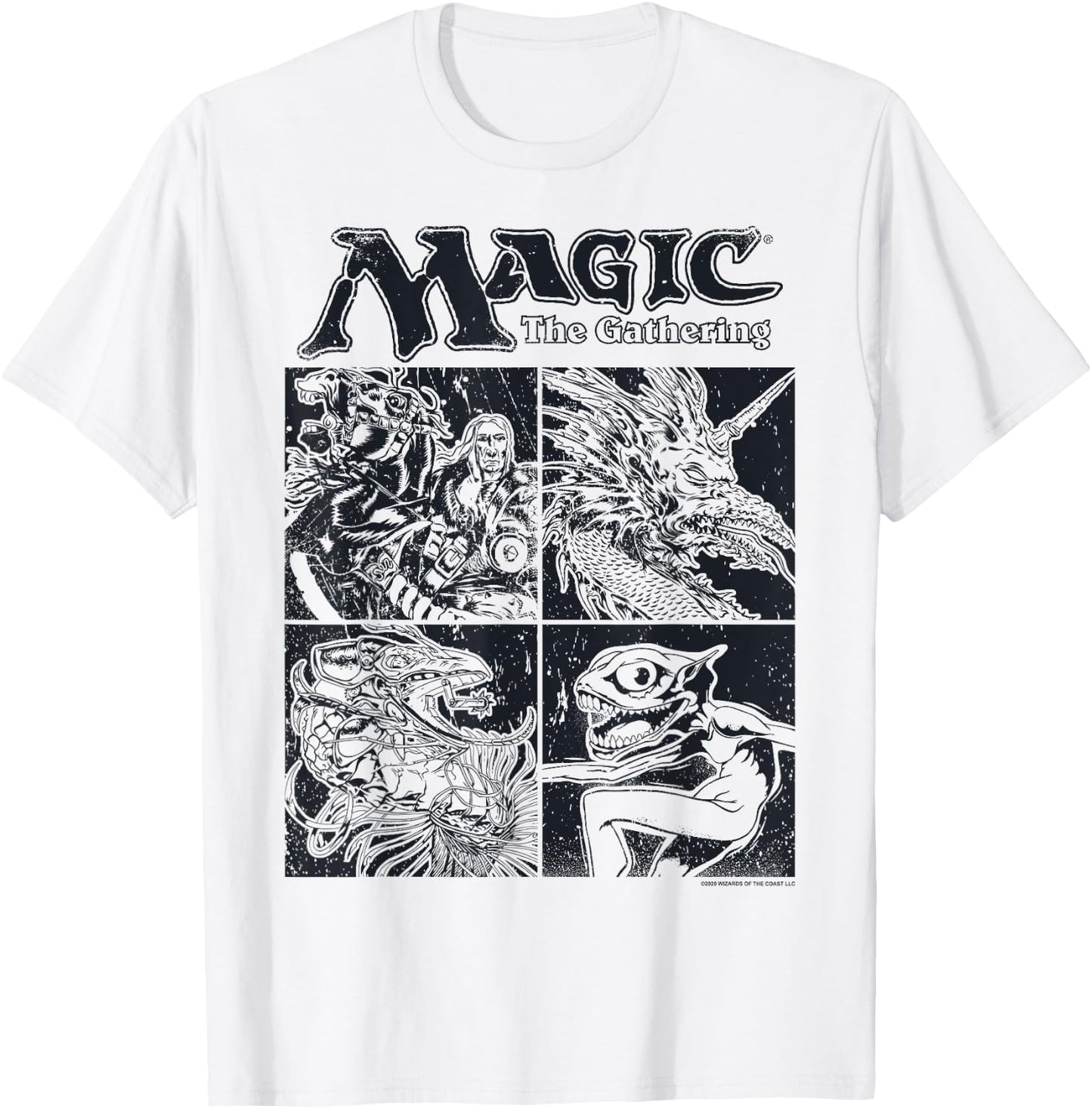 Magic: The Gathering Creature Box Up , white, S T-Shirt - T-Shirt | White