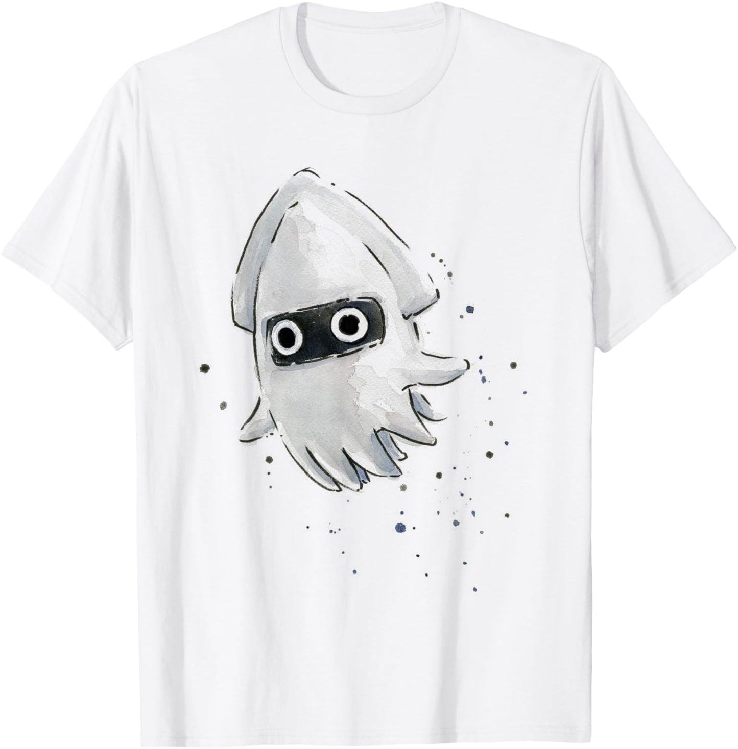 Blooper Watercolor T-Shirt - T-Shirt | White