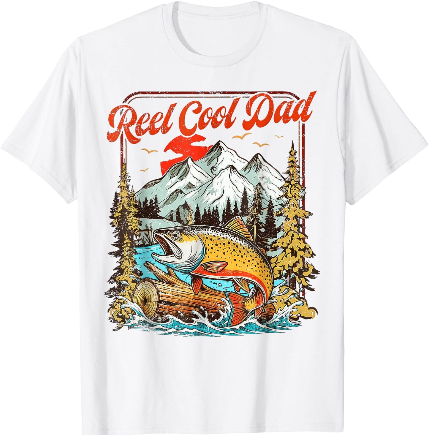 Reel Cool Dad Father's Day T-Shirt - T-Shirt | White