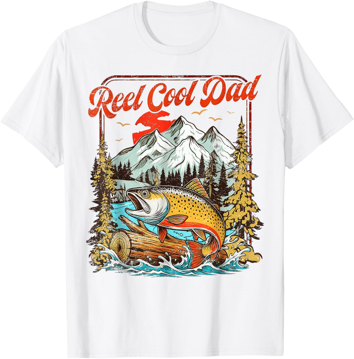 Reel Cool Dad Father's Day T-Shirt - T-Shirt | White