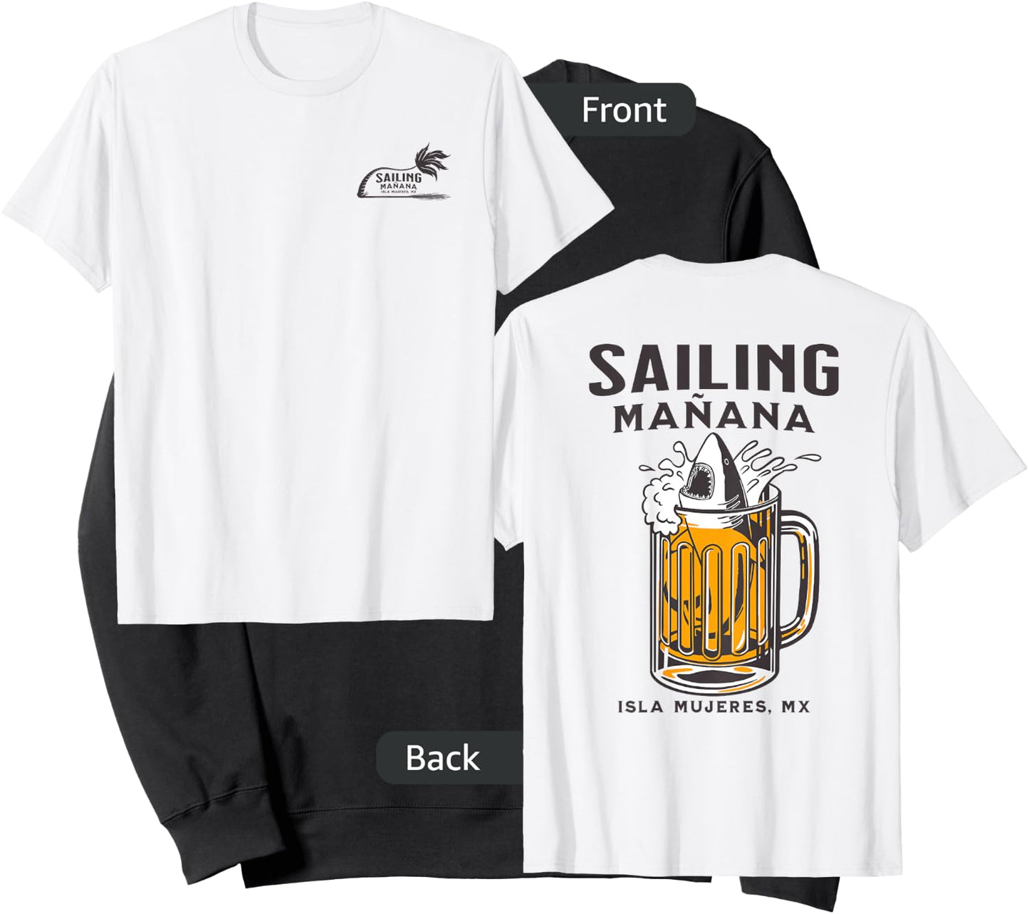 Sailing Mañana Beer Shark LT Sweatshirt - Sweatshirt | Black