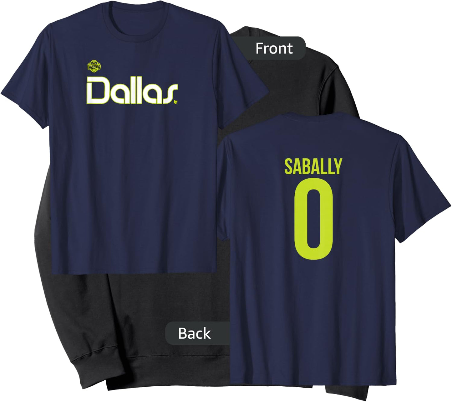 Satou Sabally 0 - Number on Back - Dallas Basketball Sweatshirt - Sweatshirt | Black