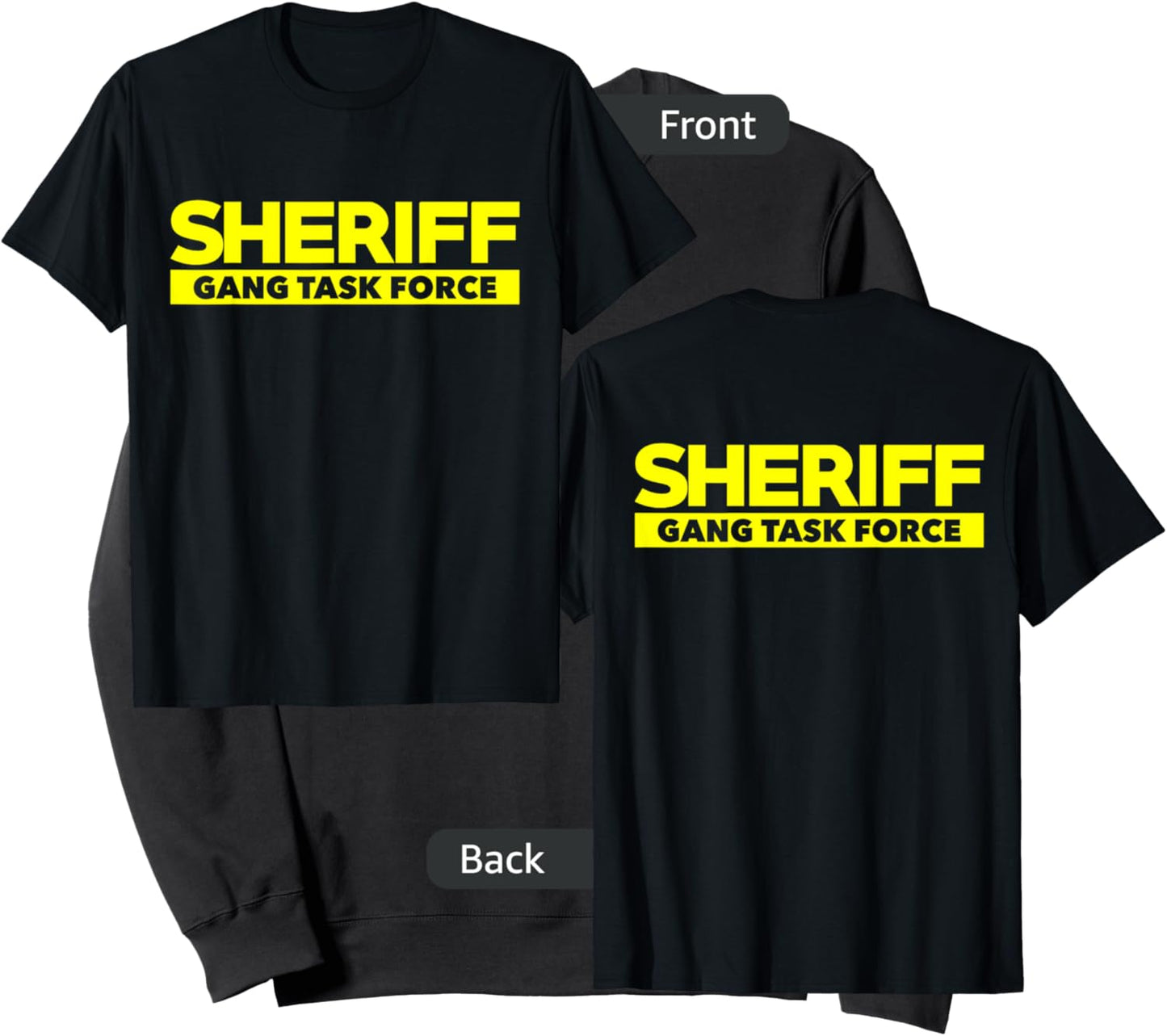Sheriff Gang Task Force LEO Cops Law Enforcement Sweatshirt - Sweatshirt | Black