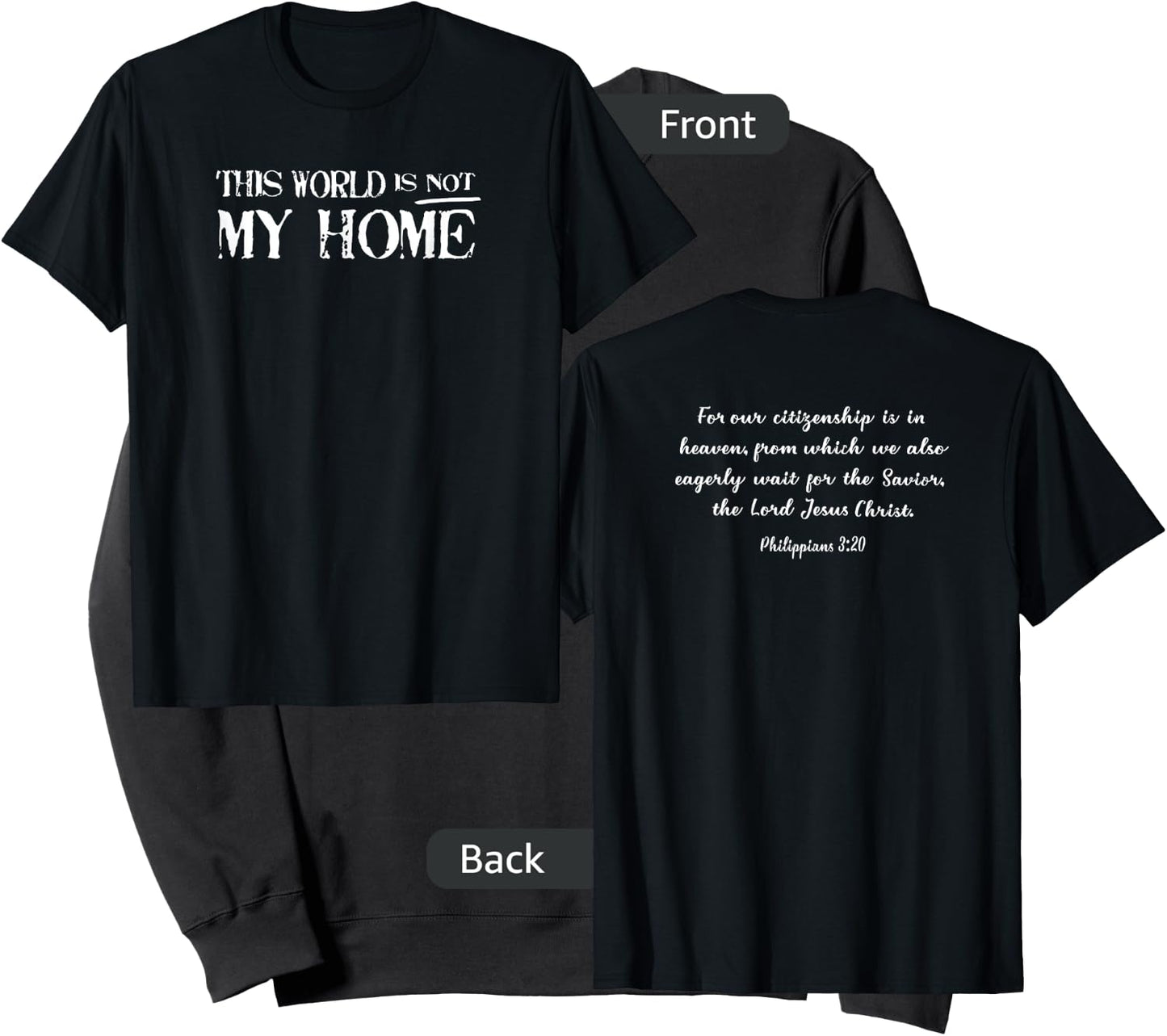 This world is not my home Sweatshirt - Sweatshirt | Black