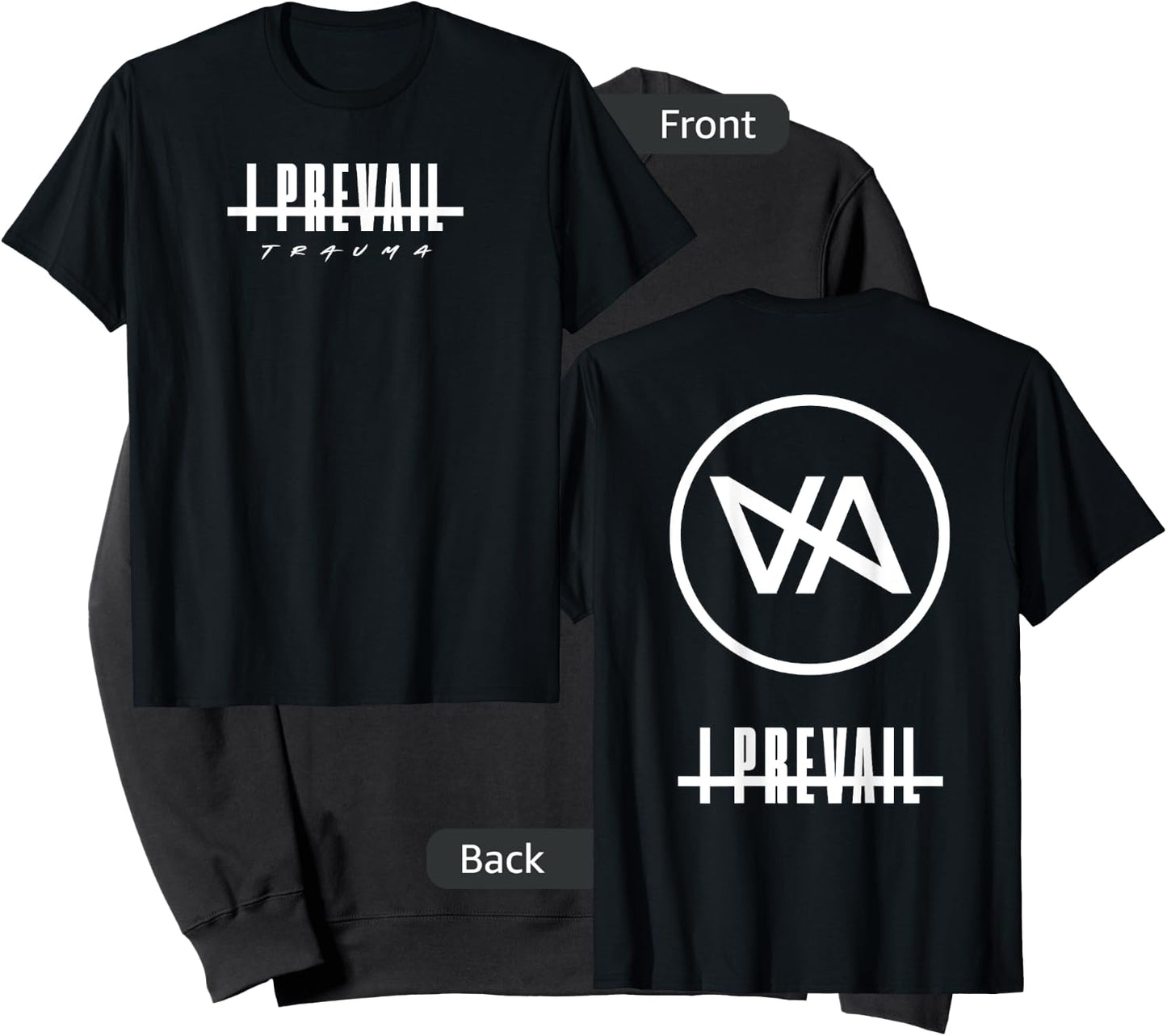 I Prevail Black Adult Men's Diagonal Modern Classic Sweatshirt - Sweatshirt | Black