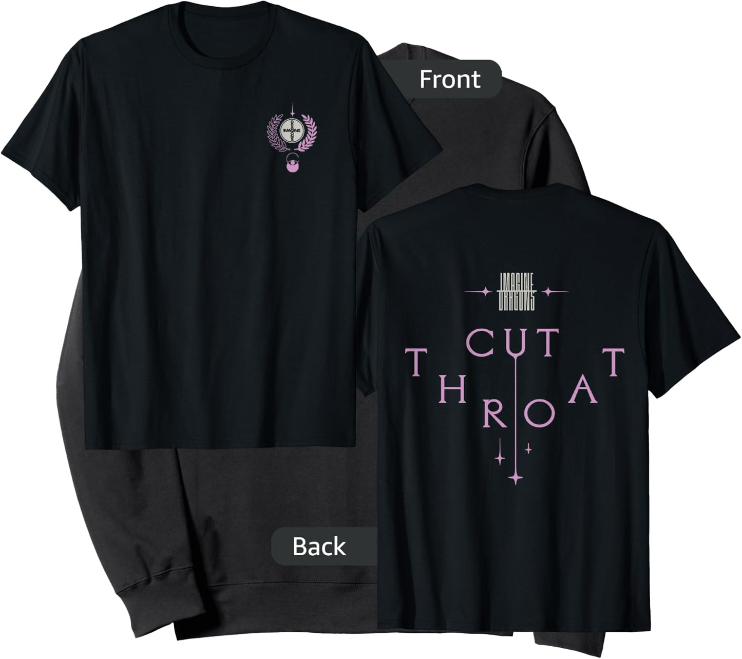 Official Imagine Dragons Emblem & Cutthroat Black Sweatshirt - Sweatshirt | Black