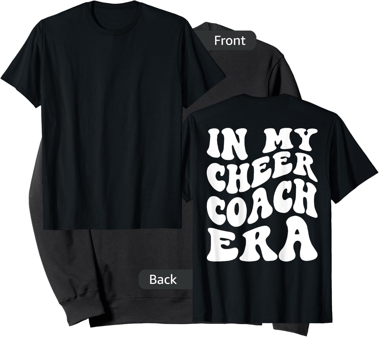 In My Cheer Coach Era (on back) Sweatshirt - Sweatshirt | Black
