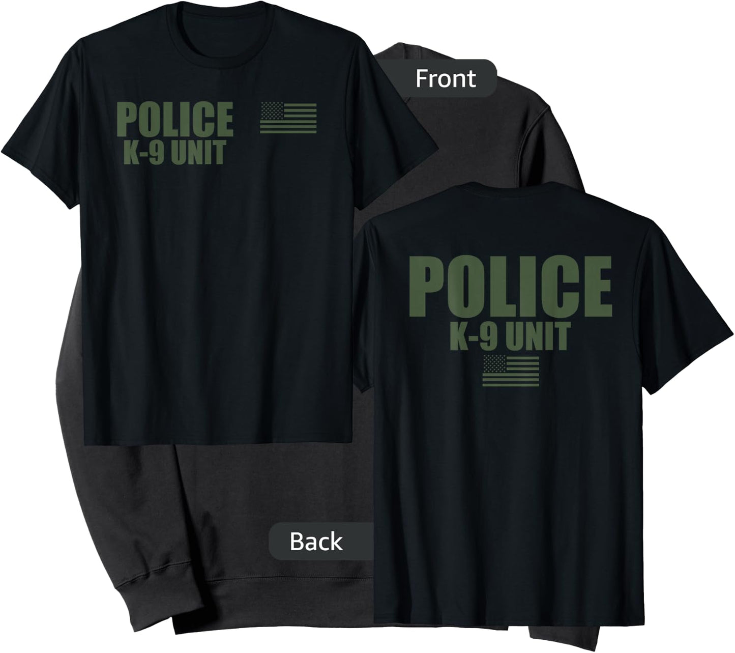 Police K-9 Unit On Duty Uniform Sweatshirt - Sweatshirt | Black