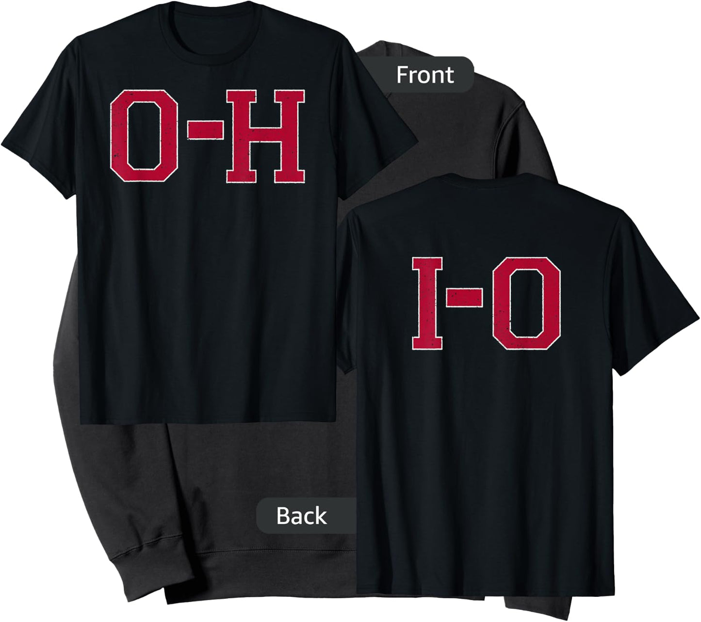 Vintage O-H I-O 2-sided XL Slate Sweatshirt - Sweatshirt | Black