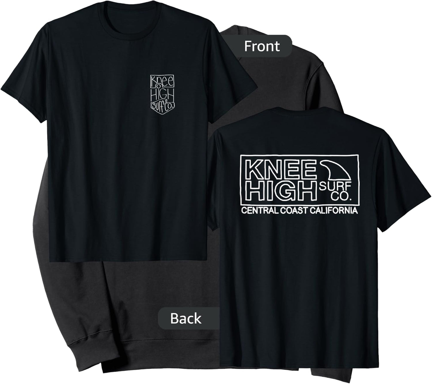 Hand Drawn Central Coast California Shirt White Sweatshirt - Sweatshirt | Black