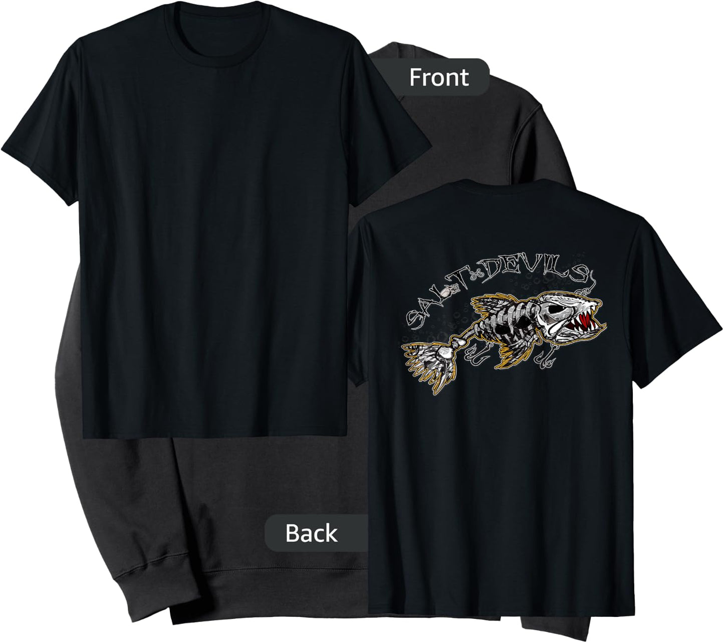 Skull Fish Lure Sweatshirt - Sweatshirt | Black