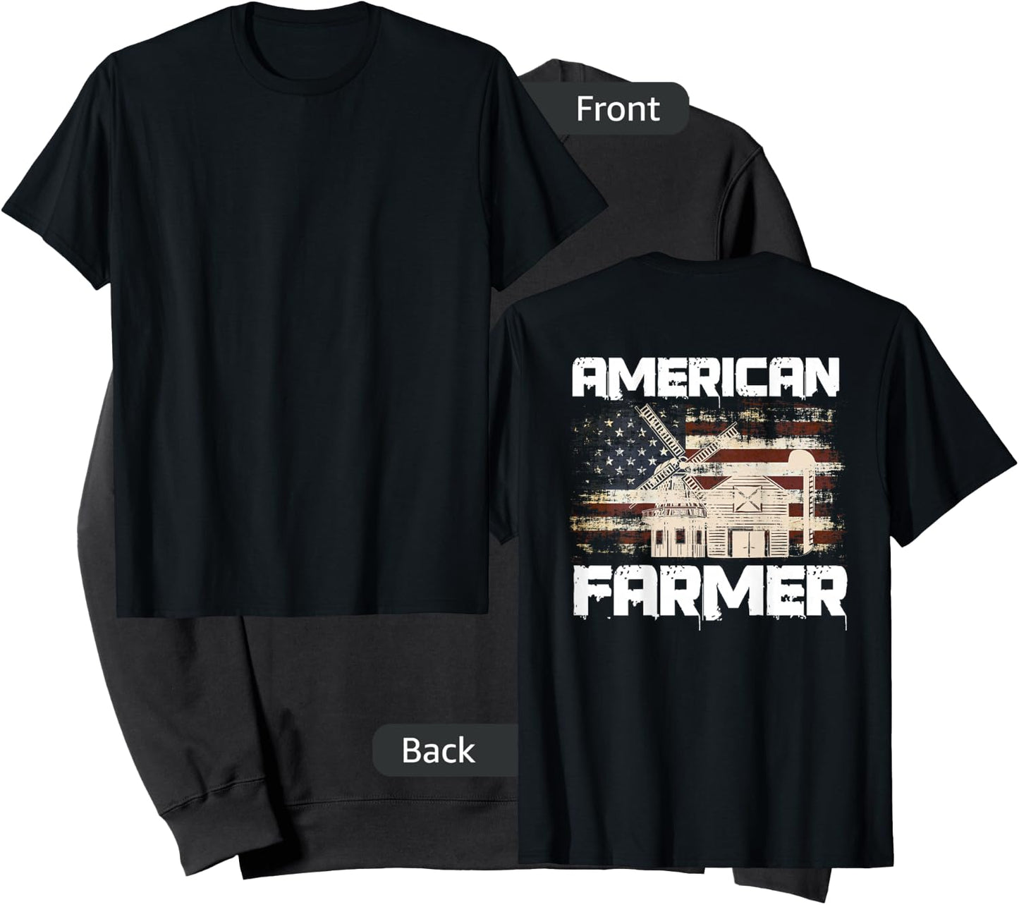 Farmer Design On Back Of Clothing Farming Sweatshirt - Sweatshirt | Black