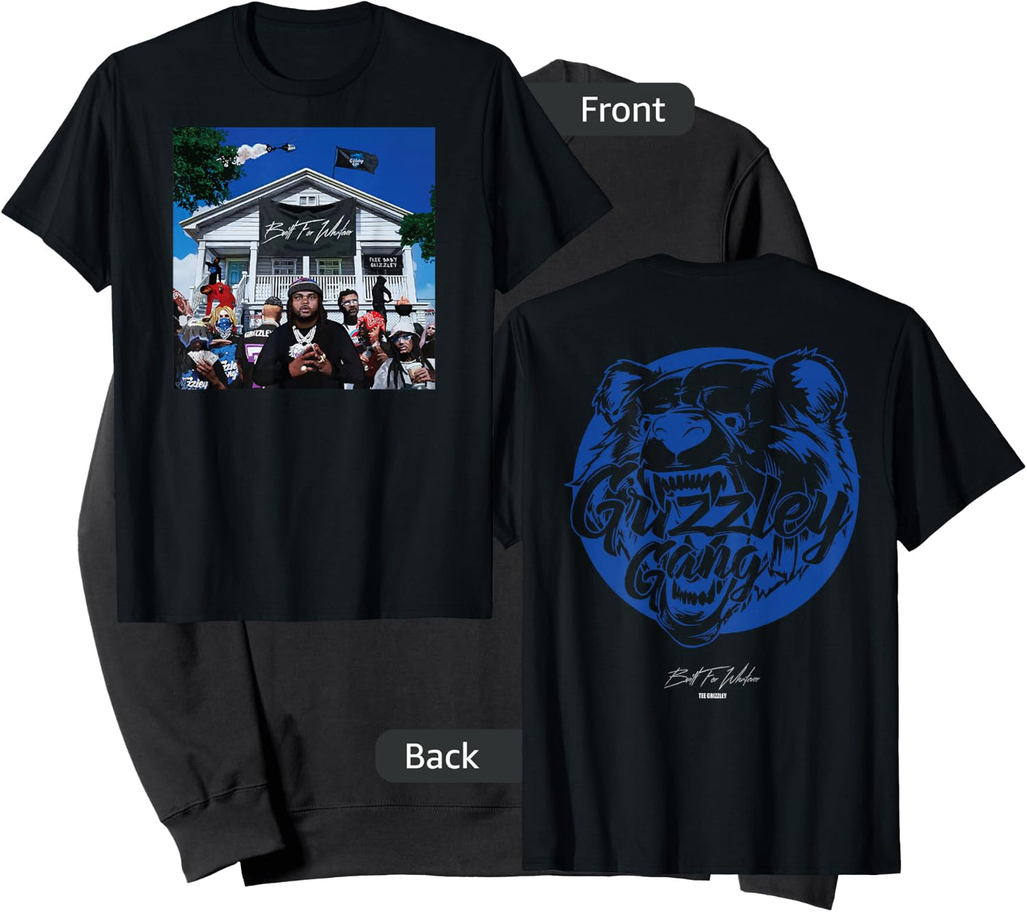 Grizzley Built for Whatever World Sweatshirt - Sweatshirt | Black
