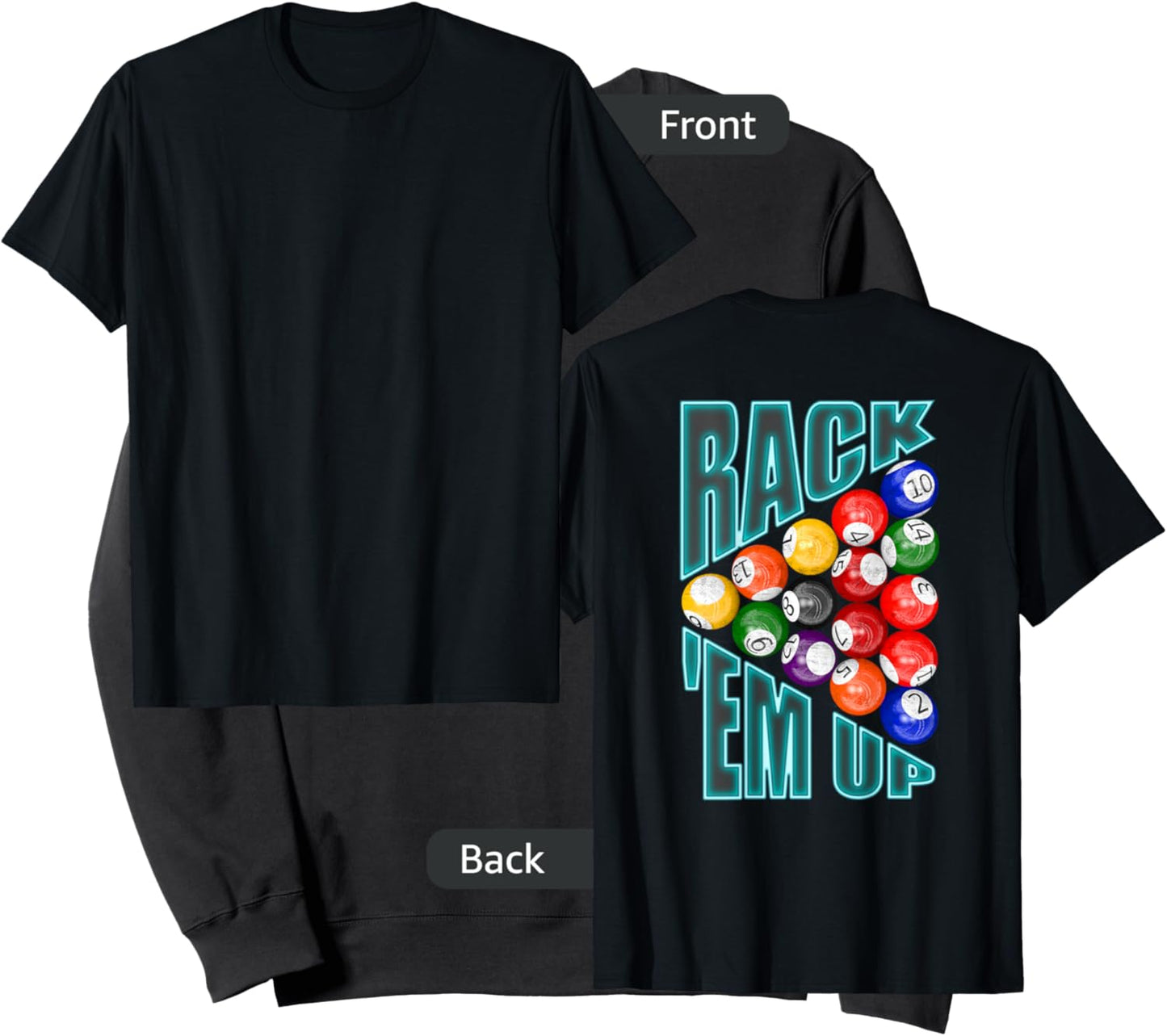 Billiards Rack em Up Eight Ball Sweatshirt - Sweatshirt | Black